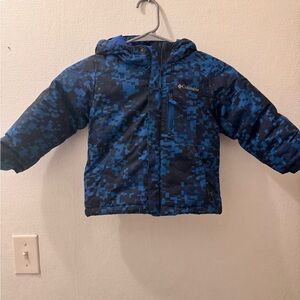 Columbia Kids Blue Camo Jacket